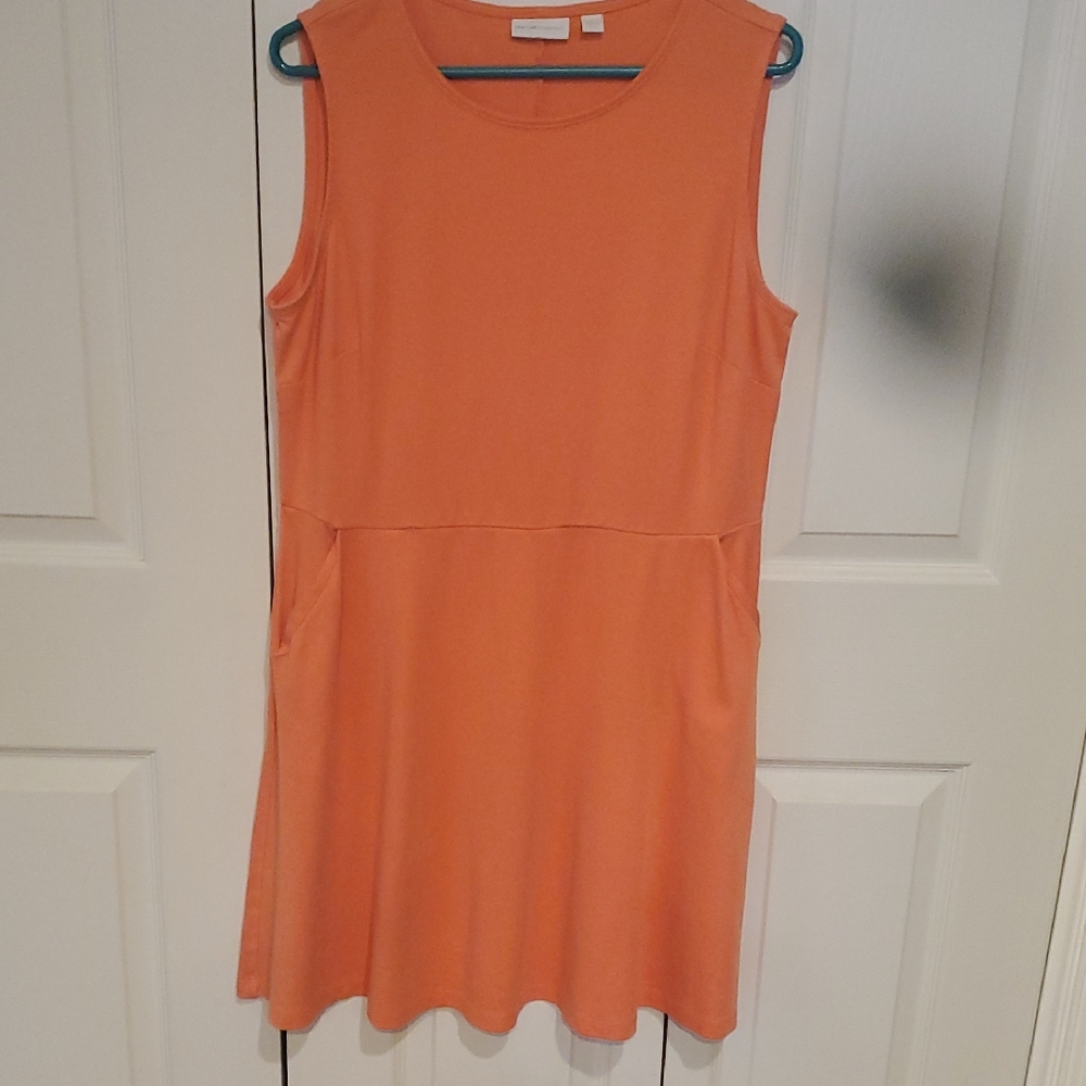 New York & Company Coral Sleeveless A-Line Mini Dress